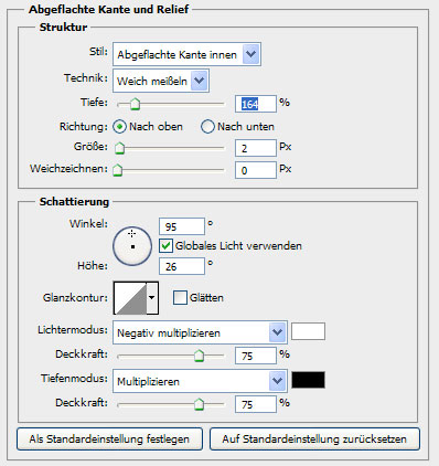 Effekte für die Wand